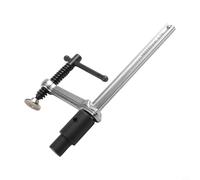 Abrazadera de sujeción de acción rápida para bancos de carpintería, abrazadera de perro de banco de metal con ajuste de agujero de 16 mm/28 mm, rango de sujeción de 160 mm, clip fijo ergonómico para