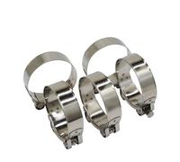Abrazadera de sujeción de alta resistencia estilo perno T, Clip de tubo de escape de acero inoxidable 304, accesorios de Hardware, 10 Uds.(40MM-43MM-10pcs)