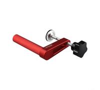 Abrazadera de sujeción de aluminio para carpintería, tope de banco de liberación rápida para carpintero, accesorio de tornillo de mesa resistente de 19 mm/20 mm, rojo (20 mm)
