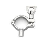 Abrazadera De Sujeción For Tubería Sanitaria De Acero Inoxidable 304, Con Rosca De 1/2", Diámetro Exterior: 19, 25, 27, 34, 38, 51, 63, 76 Y 102 Mm.(A,48mm)