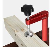 Abrazadera de sujeción para carpintería, tope de banco de aluminio para una fijación segura de la pieza de trabajo de 19 mm y 20 mm, compatible con uso en taller de mesa (20 mm)