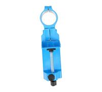 Abrazadera de Taladro Portátil con Soporte Ajustable para Carpintería, 8.65 x 2.16 x 1.69 Pulgadas, Color Azul, Instalación de Bricolaje