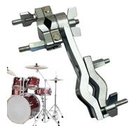 Abrazadera de Tambor,Abrazadera metálica ajustable flexible,Soporte para tambores de percusión | para Soporte, Práctica en Estudio, Grabación, Etapa de rendimiento, Banda