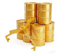 Abrazadera de tambor amarilla ajustable, capacidad de 794 lb (360), compatible con tambores de acero, plástico y fibra de 30 a 55 galones, accesorio automático de 3 puntos