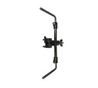 Abrazadera de tambor tipo para platillos en forma de U, estructura simétrica, acero inoxidable, soporte ajustable en múltiples direcciones