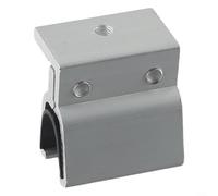 Abrazadera de techo de costura de aleación de aluminio para montaje en panel solar fotovoltaico, accesorios de soporte de esquina plateada para sistemas de energía alternativos para el hogar