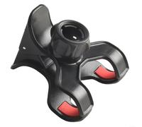 Abrazadera de teléfono para soporte de micrófono y soporte de bicicleta, soporte giratorio de 360 grados para smartphone con rótula, clip de agarre seguro para motocicleta, transmisión en vivo y