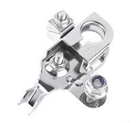 Abrazadera de terminal de batería positiva para F150, compatible con OE BT4Z-14450-AA, construcción de acero con tuercas M6 y M8 y termorretráctil