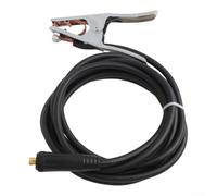 Abrazadera de tierra 300 A para soldadora, abrazadera de tierra de cobre con cable (2/3/4/5 m a elegir), compatible con soportes de electrodos y cortadores de plasma (3 metros)