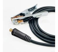 Abrazadera de tierra de cobre para soldadura de 300 A, 2 m, cable de soldadura de cobre