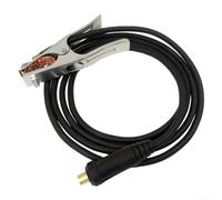 Abrazadera de tierra de soldadura 300 A para máquinas MIG TIG, cable de 1 m, 2 m, 300 cm, cuerpo ABS con mango aislado resistente al calor, conector fácil de reemplazar, diseño de larga duración (1 m)