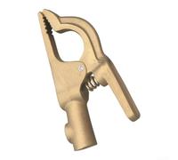Abrazadera de tierra de soldadura, abrazadera de tierra, abrazadera de soldadura de cobre resistente, rotación de 360 °, agarre seguro, alta corriente de 500 A, para soldadura de placas de acero y