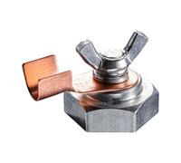 Abrazadera de tierra de soldadura magnética de 6 x 4 x 4 cm, paquete de 2 características de metal * abrazadera de conexión a tierra, simplemente en un lugar conveniente (pequeño)