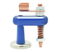 Abrazadera de tierra para soldador,Cabezal de soldadura magnético | Pinzas ajustables robustas para reparación de carrocería, construcción y fabricación de chapa