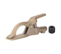 Abrazadera de tierra para soldadura de latón, abrazadera para cable de tierra con apertura de 35 mm, clip de tierra permitido de alta conductividad 500 A con prueba de oxidación,