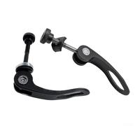 Abrazadera de tija de sillín, abrazadera de liberación rápida para poste de sillín de bicicleta M5 de aluminio ligero MTB, cierre de perno de tubo de asiento de bicicleta de carretera, negro, 18,5 g