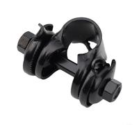 Abrazadera de tija de sillín de bicicleta con adaptador de tubo de sillín, clip de fijación de tija de sillín de 24 mm, duradera, abrazadera de sillín de acero al carbono para montaje de sillín de
