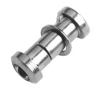 Abrazadera de tija de sillín de bicicleta con tornillo de metal ajustable, compatible con tija de sillín de 15 25 mm, proporciona una fijación fiable y estable de la tija de sillín