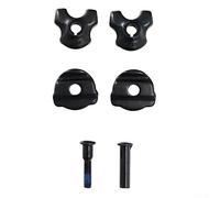 Abrazadera de tija de sillín de bicicleta de 7 x 9 mm para rieles de sillín de carbono, 7 x 9/7 x 7 mm, clip ovalado/redondo