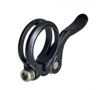Abrazadera de tija de sillín de liberación rápida de 34,9 mm para tubo de asiento de 30,4-31,6 mm, collar de bicicleta de aleación de aluminio 6061 ligero con palanca sin herramientas para ciclismo de