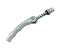 Abrazadera de tija de sillín de liberación rápida para bicicleta, bicicleta de carretera, bicicleta de montaña, poste de sillín con cuello QR, ajuste de altura del asiento sin herramientas (M6 x 55 mm