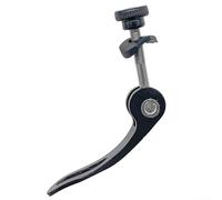Abrazadera de tija de sillín de liberación rápida para bicicleta M5 con clip de tornillo de brocheta de perno que permite un ajuste rápido y herramienta del asiento (M5 x 32 mm)