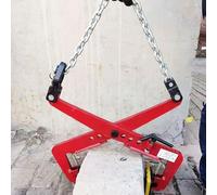 Abrazadera de Tijera para Piedra, Resistente, Ajustable, de 12 A 107 cm, para Transporte Vertical de Granito y Mármol, Tamaño Extra Pequeño, Capacidad de 325 Kg/716 Lb, Ideal para Manipulaci