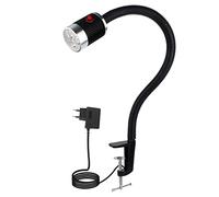 Abrazadera de tipo C, luz de cuello de cisne flexible, 900 lúmenes, luz de trabajo LED con para torno, fresadora CNC, máquina de coser, iluminación industrial, herramienta de iluminación industrial