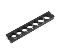 Abrazadera de tornillo de banco ajustable para eje y cojinete de sujeción para apoyar la horquilla, tija de sillín, buje, juego de ruedas y servicio de plato (TL-L5 negro)