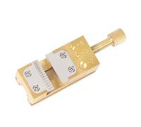 Abrazadera de tornillo de banco de reparación de relojes sólida Cuprum para joyeros y relojeros, punteros de rueda de reloj, abrazadera de tubo, herramienta de reparación de relojes para el hogar