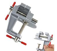 Abrazadera de tornillo de banco de trabajo portátil giratoria de 360 grados, abrazadera de mesa portátil, molienda, lijado, mini abrazadera de tornillo de banco resistente para pasatiempos de mesa