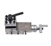 Abrazadera de tornillo de banco para mini torno |Portaherramientas de cambio rápido de 2 vías 50x50 mm |Compatible con tornos 0618 / 7x10in / 12in / 14in |Plancha HT250 con