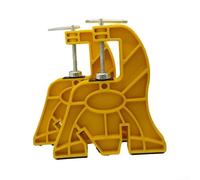 Abrazadera de tornillo de snowboard para encerar y reparar, soporte de tornillo de esquí ajustable con almohadillas antideslizantes, herramienta de mantenimiento portátil para esquís individuales o