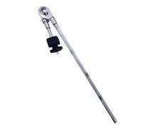 Abrazadera de trinquete de platillo de metal de repuesto Soporte de montaje de tambor de platillo ajustable Abrazadera de brazo de válvula larga fácil de usar