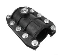 Abrazadera de tubería de construcción de polietileno para tubos de cobre de 25 mm, 32 mm, 63 mm, soporta una instalación rápida y un sellado eficaz de fugas (63 mm)