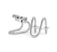 Abrazadera de tubo con doble cruz en U de acero inoxidable 304, perno cruzado con perno en U M6/M8, varios tamaños for fijación(M8x20x32mm)