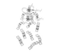 Abrazadera de tubo con soporte en U, 20 piezas, abrazaderas de fijación for cables eléctricos, resistentes y fáciles de usar en interiores y exteriores.