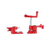 Abrazadera de tubo de 3/4 pulgadas, manivela manual, accesorio de abrazadera rápida Vertical para carpintería, herramienta de carpintero para muebles de gabinetes de carpintería