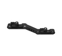 Abrazadera de tubo de 4 agujeros, abrazadera de barra doble de 15 mm con orificio roscado de 1/4 pulgadas y 3/8 pulgadas para facilitar el ajuste del soporte de la cámara