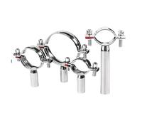 Abrazadera de tubo de acero inoxidable 304 for soldar tuberías de agua, abrazadera fija, abrazadera circular for tuberías, abrazadera de bloqueo de PVC de 19 a 108 mm.(60-65mm-L45mm)