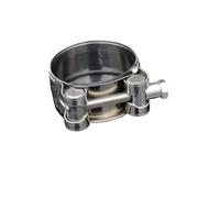 Abrazadera de tubo de agua de acero inoxidable 304, 1 pieza, estilo europeo, for reforzar la abrazadera de manguera, for escape, circular, for aire y agua, con clip de sellado.(188-200mm)