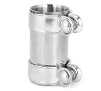 Abrazadera de tubo de escape 65 x 125 mm Adaptador de tubo de acoplamiento del conector de la manga de escape 18101745427 Apto para 128i 323Ci 323i 325Ci Popular