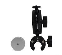 Abrazadera de tubo redondo ajustable para mini montaje, soporte de señal resistente a la intemperie para escalera de RV, soporte de montaje en poste de techo, portátil para uso en exteriores