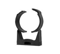 Abrazadera de tubo "speedfit" para pared, abrazadera para tubos, varios tamaños y colores, 15-54 mm (negro, 48-54 mm)