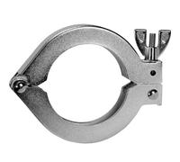 Abrazadera de vacío KF de 2 piezas con cierre de tuerca de mariposa - Abrazadera de manguera de montaje rápido for conexión de casquillo(304 Stainless Steel KF50)