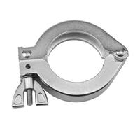 Abrazadera de vacío KF de 2 piezas con cierre de tuerca de mariposa - Abrazadera de manguera de montaje rápido for conexión de casquillo(Aluminum KF40)