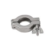 Abrazadera de vacío KF10 KF16 KF25 KF40 KF50, accesorio sanitario de acero inoxidable SUS 304 for elaboración de cerveza, con o sin soporte + junta tórica FKM(KF50,SUS 304_WITHOUT)