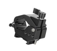 Abrazadera de varilla para cámara DSLR de 30 mm con agujero de rosca de 1/4 pulgadas para fijar micrófonos de cámara/grabadora de sonido, abrazadera de tubo de mezcla de aluminio, montaje en V de