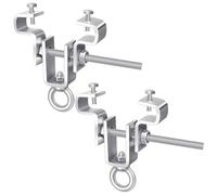 Abrazadera de viga en I - Abrazadera ajustable de acero resistente de 6,56 a 21,6 cm, soporte de viga industrial a prueba de óxido, juego de 2 ganchos resistentes para bolsas de boxeo, artes marciales