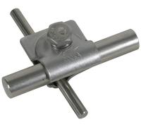 Abrazadera Dehn MV StSt 200KA Con Tornillo Hexagonal Y Arandela De Muelle - 392209